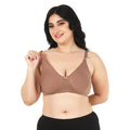 Liigne Over Size Plus Size Non Padded Everyday Bra For Women - Liigne