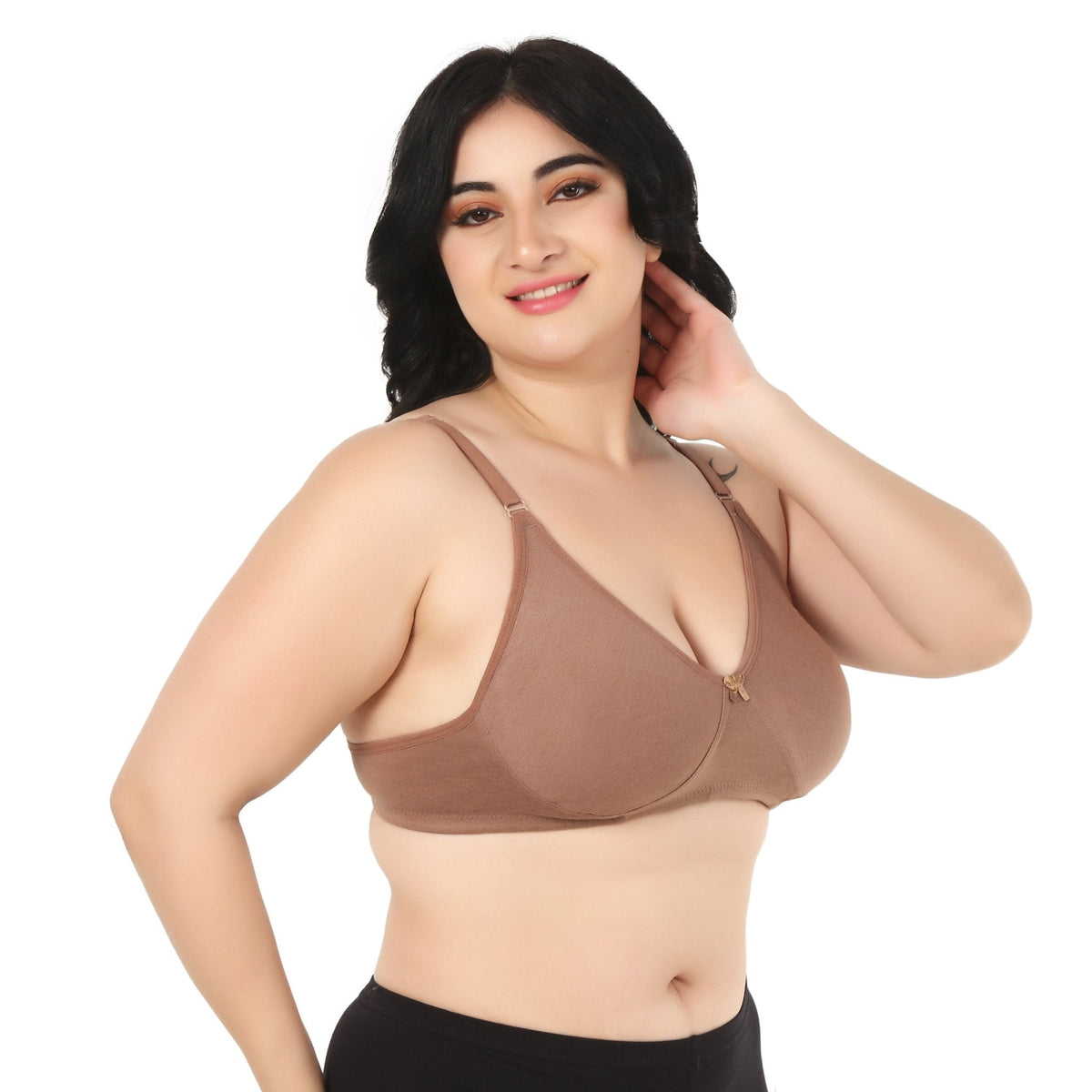Liigne Over Size Plus Size Non Padded Everyday Bra For Women - Liigne