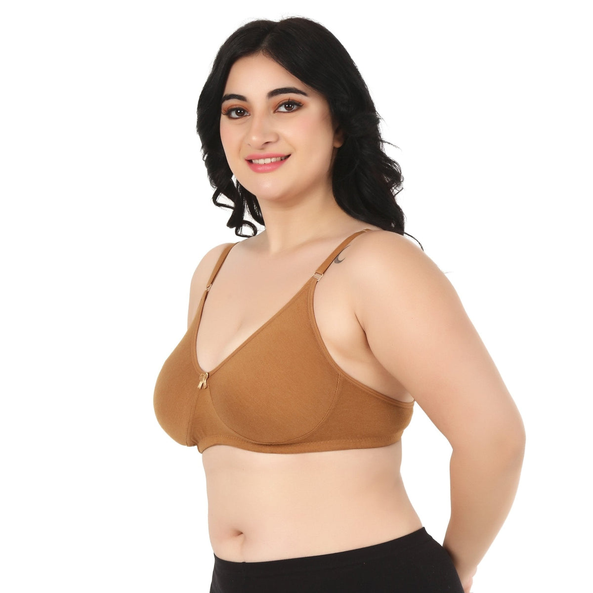 Liigne Over Size Plus Size Non Padded Everyday Bra For Women - Liigne
