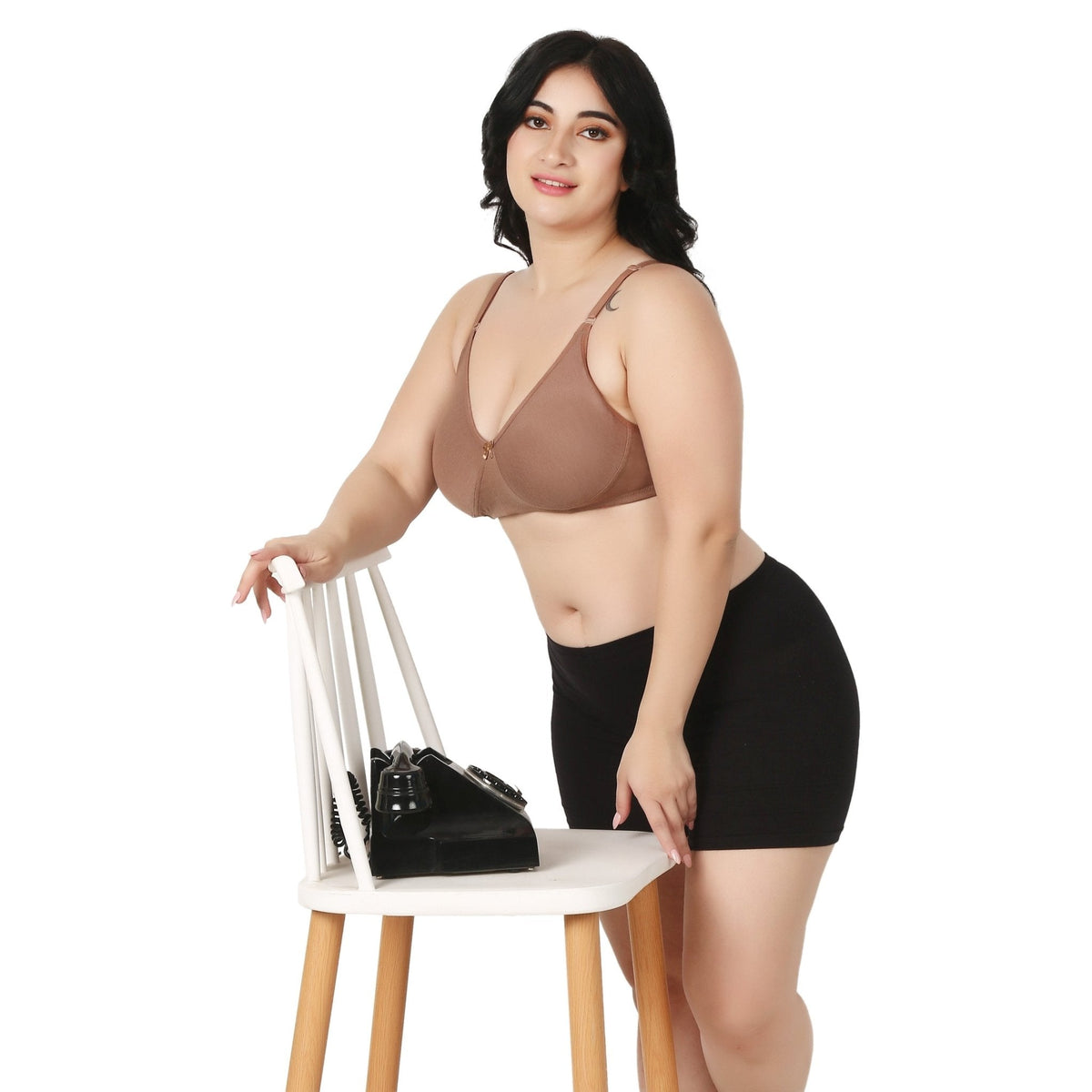 Liigne Over Size Plus Size Non Padded Everyday Bra For Women - Liigne