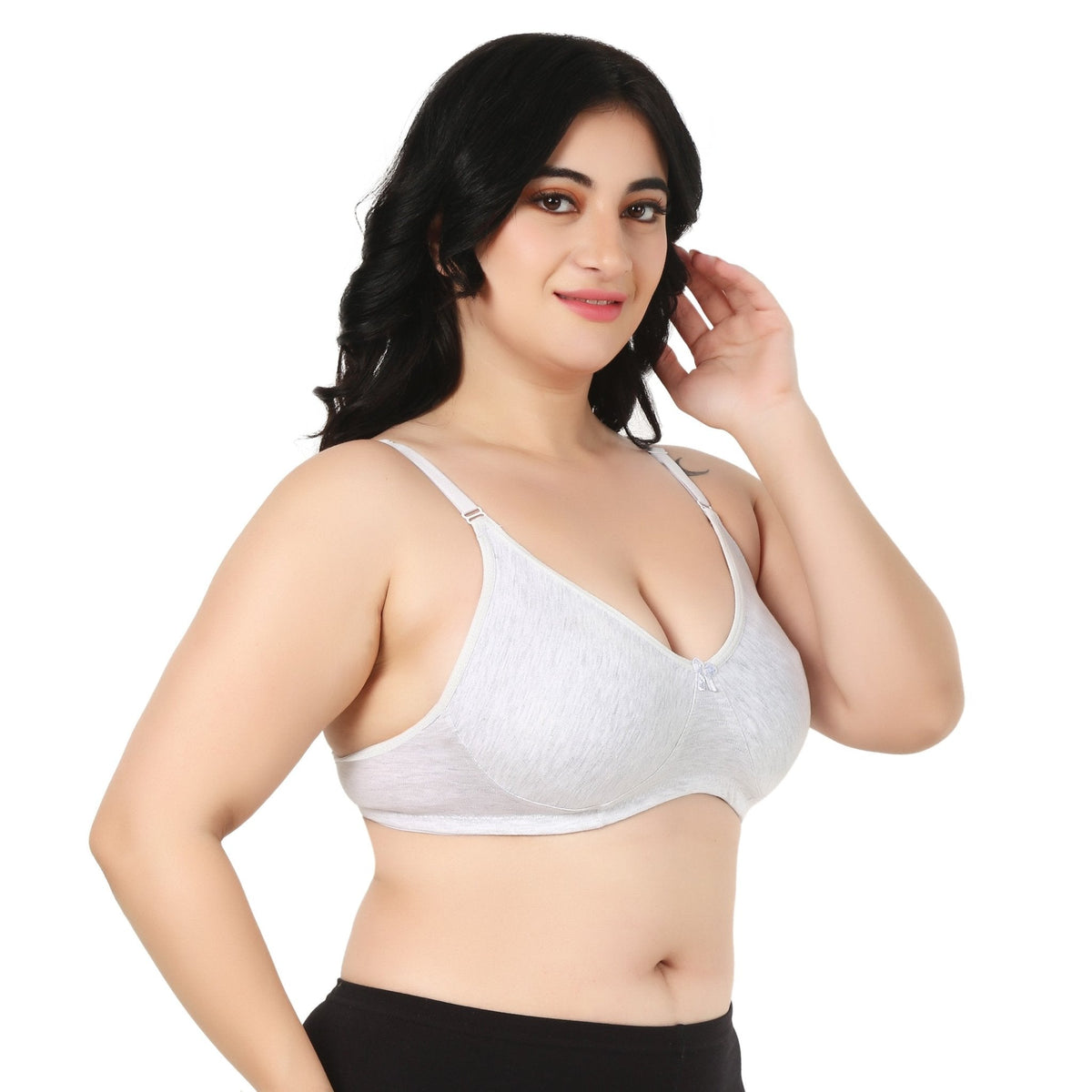 Liigne Over Size Plus Size Non Padded Everyday Bra For Women - Liigne