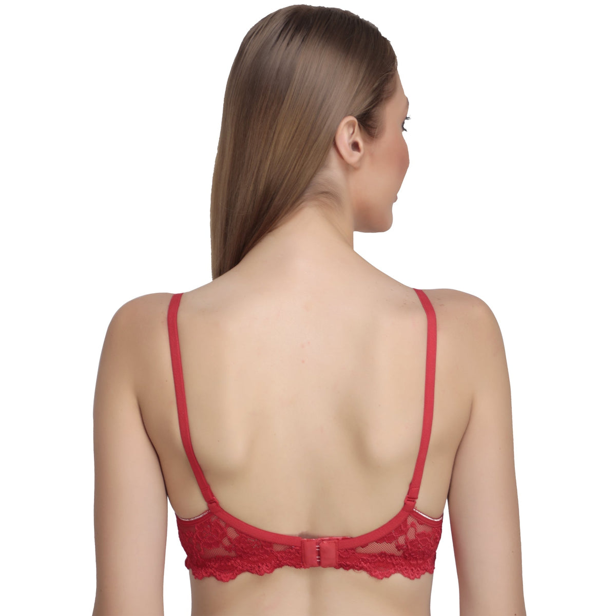 Liigne Padded Bra With Lace Design For Women - Liigne