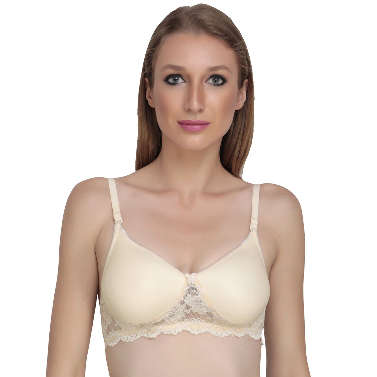 Liigne Padded Bra With Lace Design For Women(Pack Of 3) - Liigne