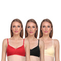Liigne Padded Everyday Bra For Women (Pack Of 3) - Liigne