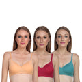 Liigne Padded Everyday Bra For Women (Pack Of 3) - Liigne
