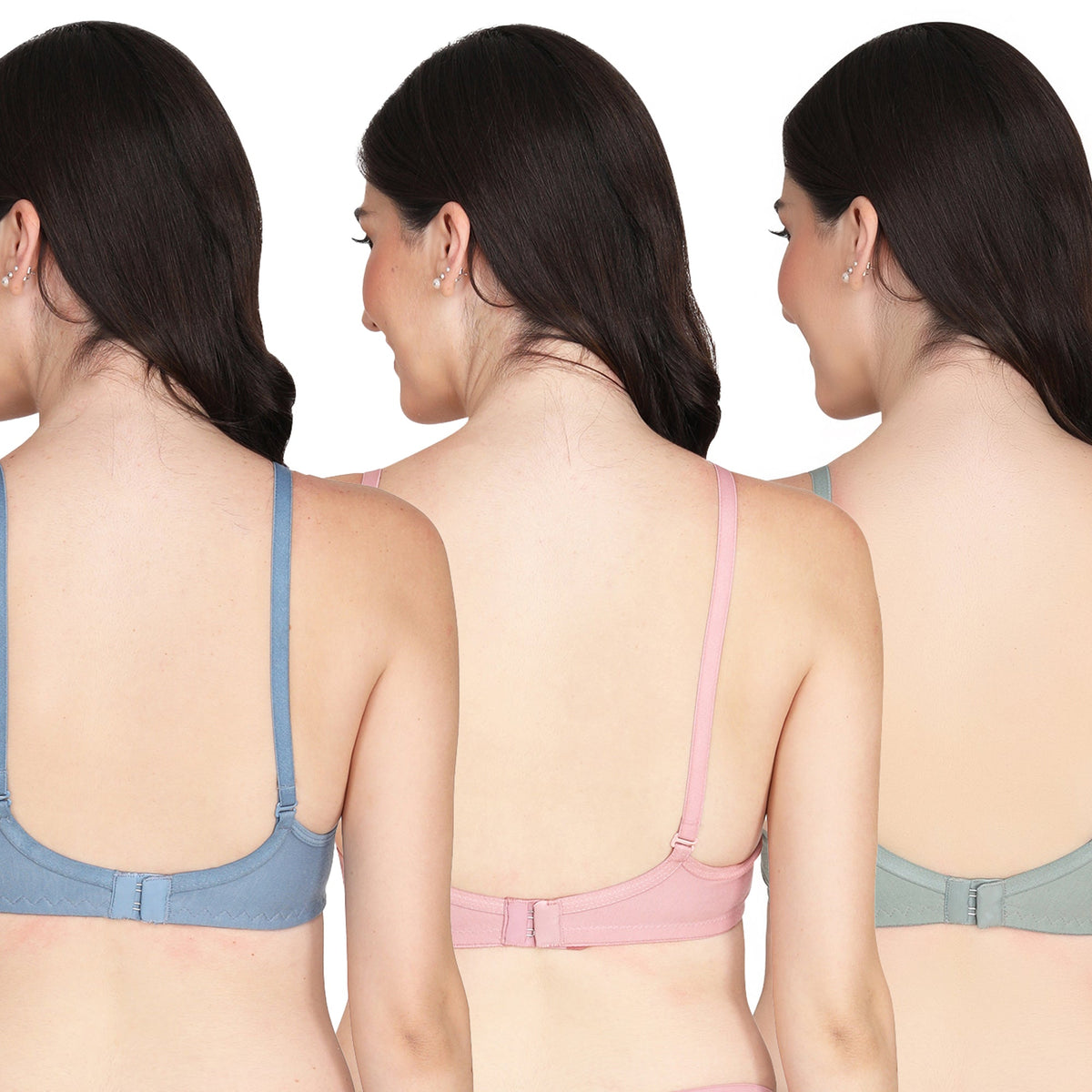 Liigne Padded Everyday Bra For Women (Pack Of 3) - Liigne