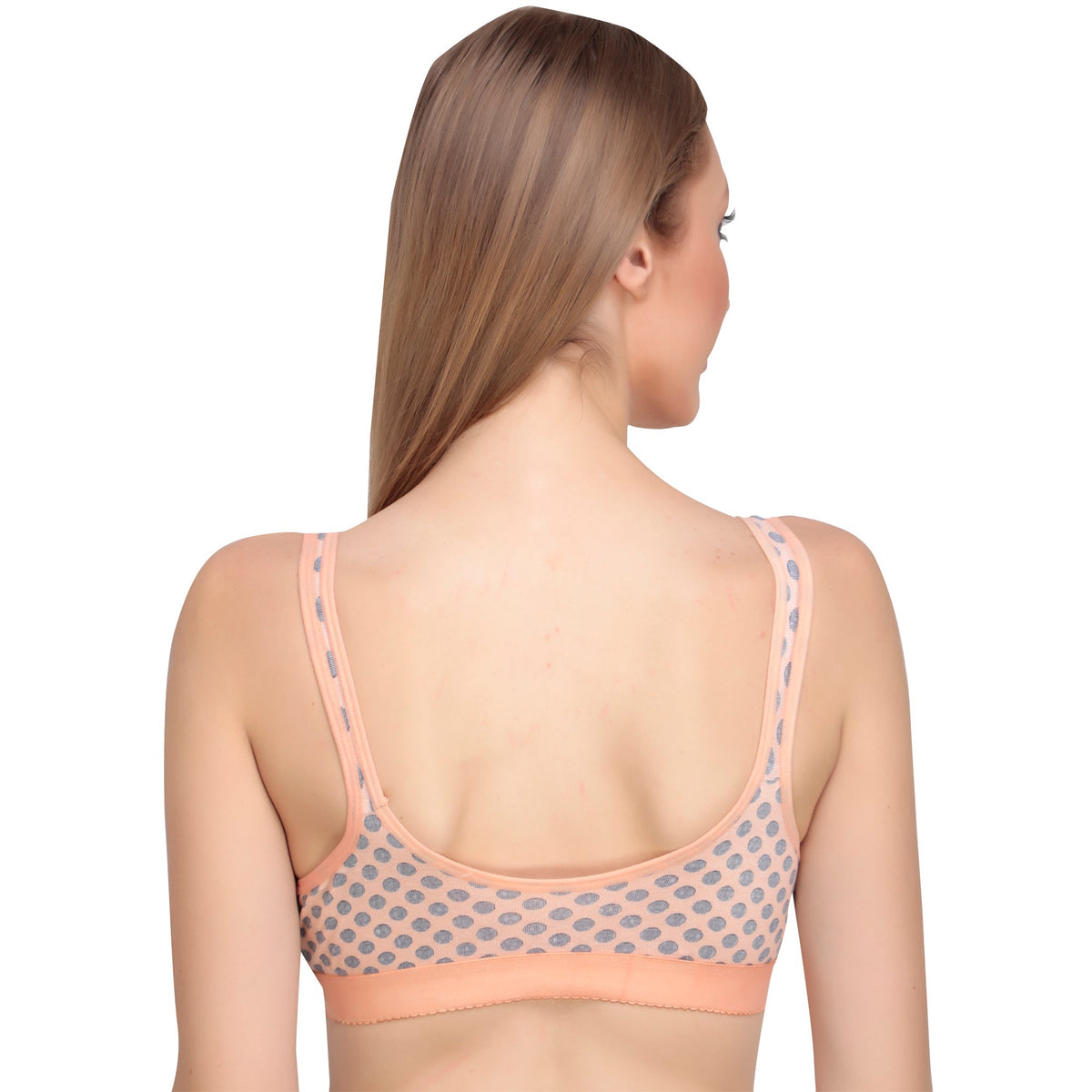 Liigne Polka Dot Sports Bra For Women - Liigne