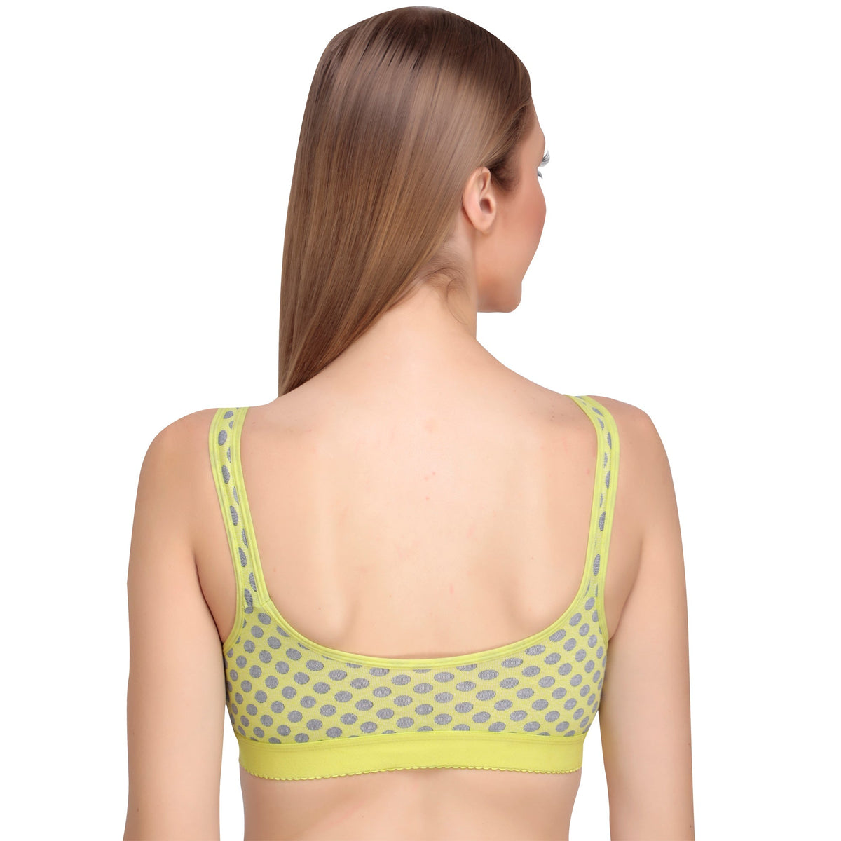 Liigne Polka Dot Sports Bra For Women - Liigne