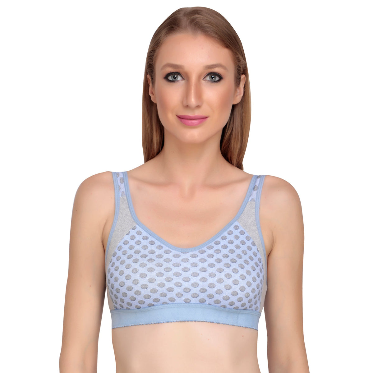 Liigne Polka Dot Sports Bra For Women (Pack Of 3) - Liigne