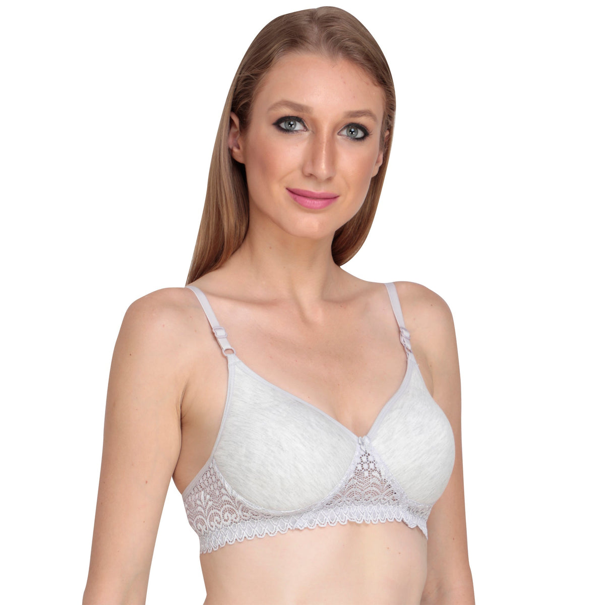 Liigne Small Flower Lace Design Bra Women - Liigne