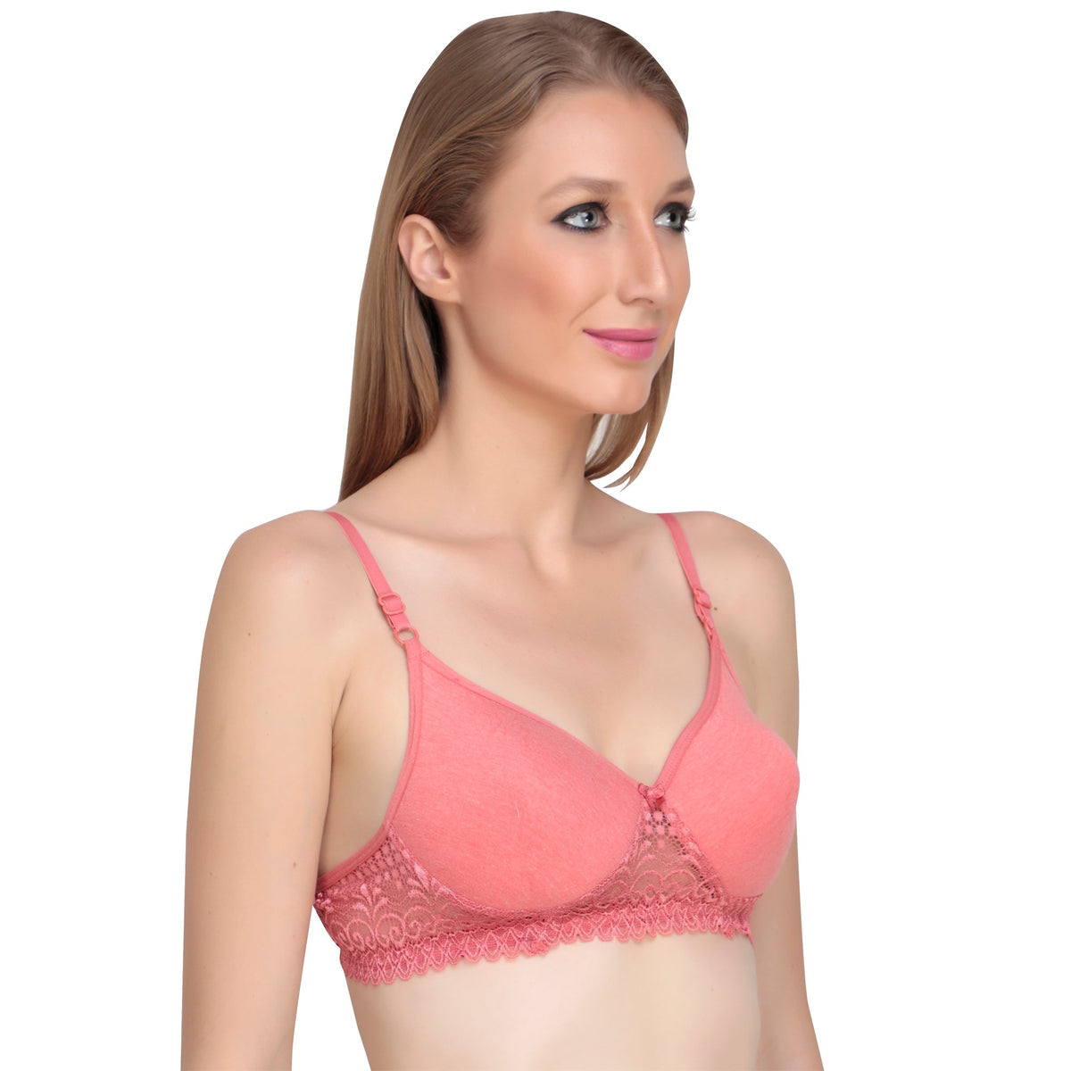 Liigne Small Flower Lace Design Bra Women - Liigne