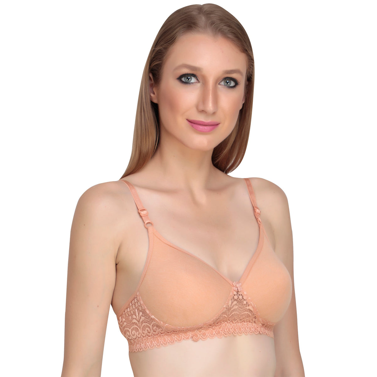 Liigne Small Flower Lace Design Bra Women - Liigne