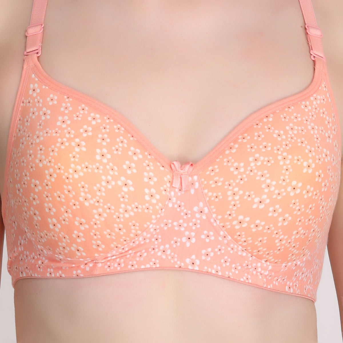 Liigne Small Flower Printed Everyday Padded Bra - Liigne