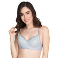 Liigne Small Flower Printed Everyday Padded Bra - Liigne