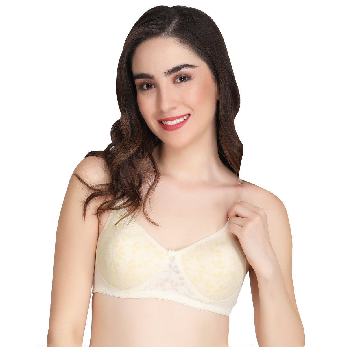 Liigne Transparent Strap Padded Bra For Women - Liigne