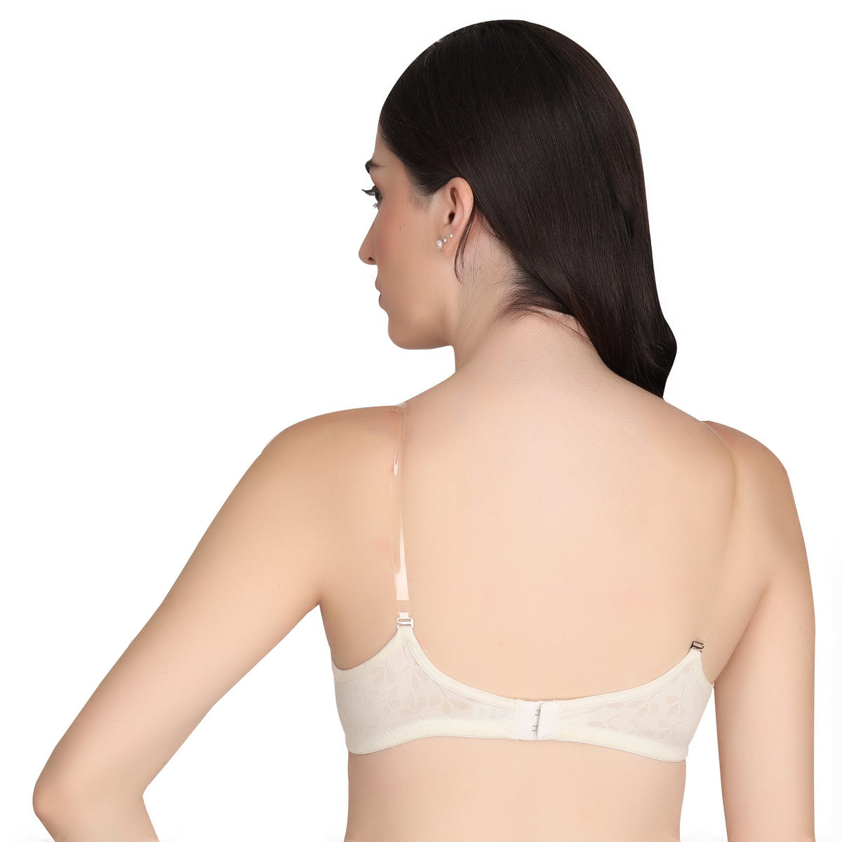 Liigne Transparent Strap Padded Bra For Women - Liigne