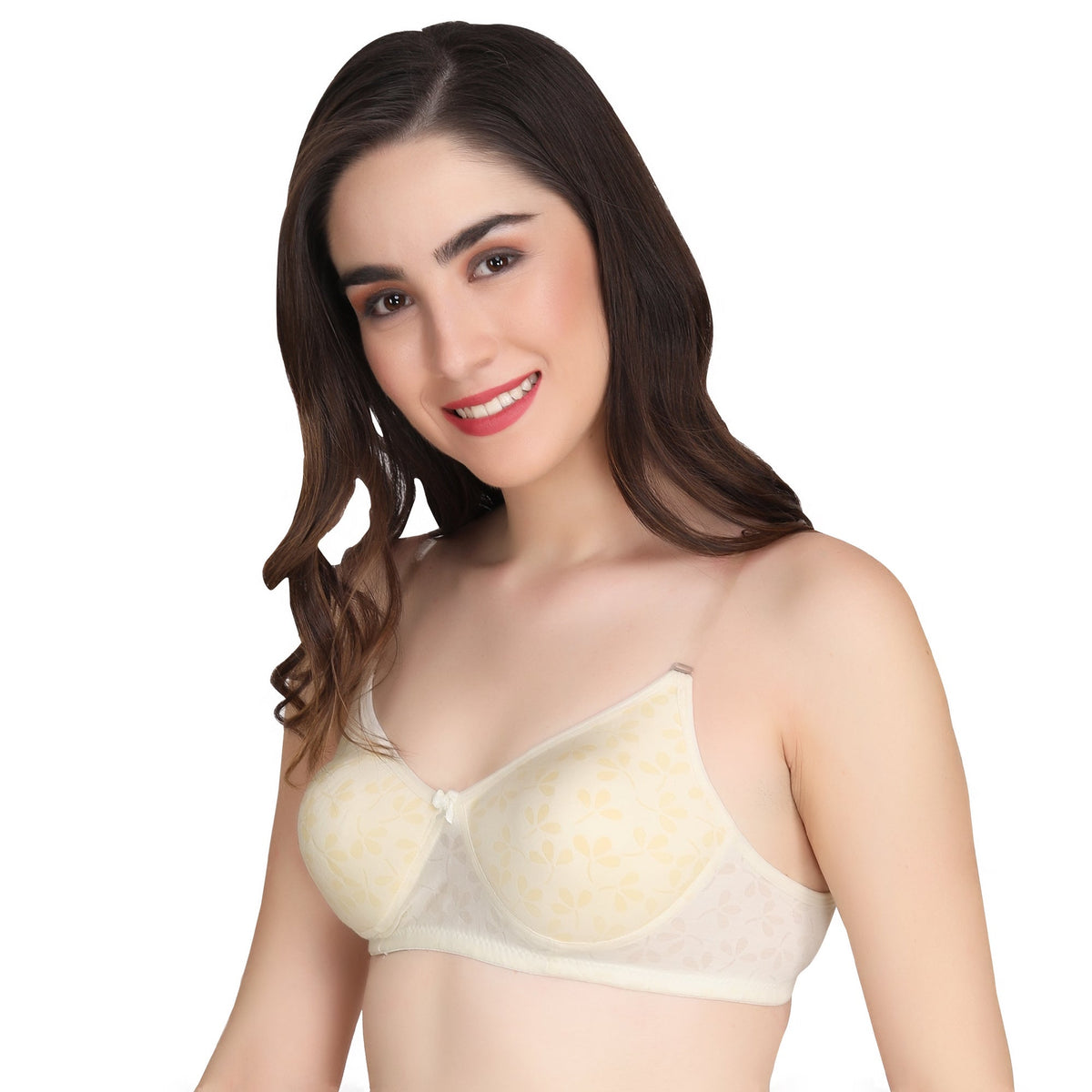 Liigne Transparent Strap Padded Bra For Women - Liigne