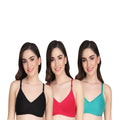 Liigne Women Everyday Padded Bra (Pack of 3) - Liigne