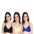 Liigne Women Everyday Padded Bra (Pack of 3) - Liigne