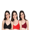 Liigne Women Everyday Padded Bra (Pack of 3) - Liigne