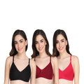 Liigne Women Everyday Padded Bra (Pack of 3) - Liigne