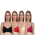 Liigne Women Everyday Padded Bra (Pack of 4) - Liigne
