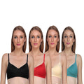 Liigne Women Everyday Padded Bra (Pack of 4) - Liigne