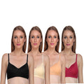 Liigne Women Everyday Padded Bra (Pack of 4) - Liigne