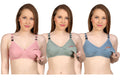 Liigne Women Maternity Non Padded Bra (Pack Of 3) - Liigne