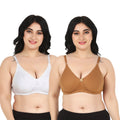 Liigne Women Plus Size Non Padded Bra For Women (Pack Of 2) - Liigne