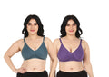 Liigne Women Plus Size Non Padded Bra For Women (Pack Of 2) - Liigne