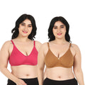 Liigne Women Plus Size Non Padded Bra For Women (Pack Of 2) - Liigne