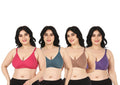 Liigne Women Plus Size Non Padded Bra For Women (Pack Of 4) - Liigne